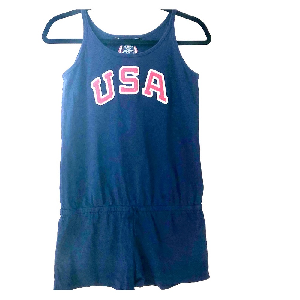 Girls Ralph Lauren USA Romper